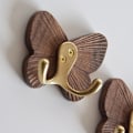 Miniatyrbillede 2 af 5: 2 stk. Hjemmekroge og knagerækker Hjemmeholdbar trækrogophængskrog C