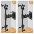 Miniatyrbilde 5 av 5: Tablet Telefon Foldbar Kjøleholder Brakett Stativ Veggmontering For Ipad