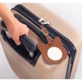 Miniatyrbillede 3 af 5: Læder bagagemærke til kuffert, 1 stk. Premium PU læder bagage taske C