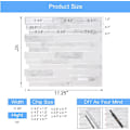 Miniatyrbillede 2 af 5: Marmor Peel and Stick Backsplash, 10-ark Premium 3D Selvhæftende Fliser