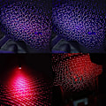 Miniatyrbilde 5 av 5: Mini LED-projektorlampe Stjernenatt, Auto-Rotate Mini LED-projektorlampe Stjernenatt, Mini Projektorlampe Stjernenatt for Bil, Soverom, Stue (Rød + Blå)