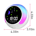 Miniatyrbild 2 av 5: Bluetooth smart högtalare oberoende väckarklocka funktion kan spela in så