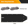 Miniatyrbilde 2 av 5: Hjortedragssleder, Hjortedragsslede Spill Glide, Rivbestandig Multifunksjonell Bruksslede for Transport av Isfiskeutstyr, Brensel, Hjort, Andejakt