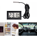 Miniatyrbild 2 av 5: Digital LCD-termometer Temperaturmätare Sond Sensor Område -50 Celsius C
