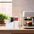 Miniatyrbillede 3 af 5: Kaffe Bar Organizer, Vandtæt Rustfri Papirkop og Låg Holder, C