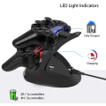 Miniatyrbillede 2 af 5: Egnet til PS3 Controller-oplader, Dual Console-oplader, opladningsstation