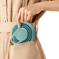 Miniatyrbillede 5 af 5: Sammenklappelige Vandflasker 17 Oz BPA-fri Lækagesikker Foldbar Silikone