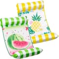 Pool Hammock Set - Set med 2 uppblåsbara poolflottörer för vuxna 4 i 1 Versa