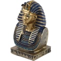 Miniatyrbild 1 av 4: Antik Egypten Figur Egyptisk Farao Staty Harts Egyptisk Kung Tutankhamun Figur Antik Egypten Skulptur Figur Skrivbord