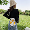 Miniatyrbillede 2 af 4: Smuk Andeprint Dametaske; Stilful Crossbody Håndtaske og Tote Bag Pung til Børn
