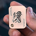 Miniatyrbillede 4 af 5: Magnetiske Metal Fidget Legetøj - Metal Poker Push Card Fidget Slider Stress Relief Legetøj, Fidget Spinner Mens Edc Legetøj Fidget Legetøj Haptisk Mønt
