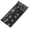 Miniatyrbilde 4 av 4: M.2 Ngff Msata Ssd til 2,5 tommers Sata 6,0 gbps 2 i 1 adapterkonverter C