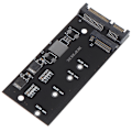 Miniatyrbillede 4 af 4: M.2 Ngff Msata Ssd Til 2,5 Tommer Sata 6.0gbps 2 I 1 Adapter Konverter C