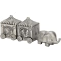 Miniatyrbilde 2 av 4: Togtannboks for gutter og jenter, metall elefantbil baby Keepsake Box T