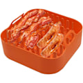Miniatyrbild 5 av 5: Baconställ för ugn, Air Fryer Silikon Bacon Cooker Rack, Mikrovågsugn Cookware Bacon Baker, Nonstick Bacon Maker Mikrovågsugn Bricka