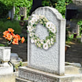Miniatyrbilde 4 av 5: 2 stk. julekranshengere for gravsteiner, justerbar kransholder for gravsteiner