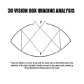 Pikkukuva 2 / 2: 3D optinen illuusioluoja Mirascope Hologrammi Kuvanluoja Tiede Tri