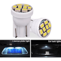 Miniatyrbild 4 av 4: Signallampor för bilar 10 st T10 W5W LED-lampa Bils Signallampor 12V 1210 SM