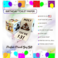 Pikkukuva 3 / 5: Painettu TP Holy Poop You're 13 Painettu WC-paperi Gag-lahja – Hyvää 13. syntymäpäivää Hauska WC-paperi parhaaseen pilaan
