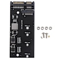 Miniatyrbillede 2 af 4: M.2 Ngff Msata Ssd Til 2,5 Tommer Sata 6.0gbps 2 I 1 Adapter Konverter C