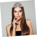 Miniatyrbild 3 av 5: Brudkronan Legering Miss Dekorera Elasticitet silver