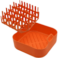 Miniatyrbild 1 av 5: Baconställ för ugn, Air Fryer Silikon Bacon Cooker Rack, Mikrovågsugn Cookware Bacon Baker, Nonstick Bacon Maker Mikrovågsugn Bricka
