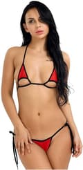 Brasiliansk Micro Thong Mini Bikini Badkläder Blanka Sexiga Underkläder G String