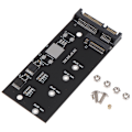 Miniatyrbillede 1 af 4: M.2 Ngff Msata Ssd Til 2,5 Tommer Sata 6.0gbps 2 I 1 Adapter Konverter C