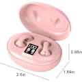 Pikkukuva 3 / 5: Langattomat nappikuulokkeet Langattomat korvaklipsikuulokkeet, Bluetooth 5.3 Clip-on Ea