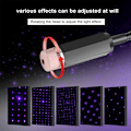 Miniatyrbilde 4 av 5: Mini LED-projektorlampe Stjernenatt, Auto-Rotate Mini LED-projektorlampe Stjernenatt, Mini Projektorlampe Stjernenatt for Bil, Soverom, Stue (Rød + Blå)