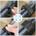 Miniatyrbilde 4 av 5: 10 stk hagemøbelklipser, koblinger, rottingmøbler, anti-deformert for utendørs sofa, plastflettet stol, 4,3 cm