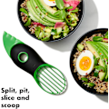 Pikkukuva 2 / 4: 3-in-1 Avokadoviipale Multifunctional Avokado Core ja Leikkuri - Vihreä