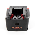 Miniatyrbilde 3 av 5: for Milwaukee M18 Batteri Adapter Konverter for Milwaukee V18 48-11-1830 48-11-2200 48-11-223 USB Konverter Power Tool