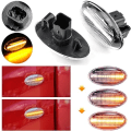 Miniatyrbilde 1 av 5: 2 stk LED Front Fender Side Marker Light Turn Signal Lamp Assembly Kompatibel