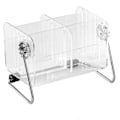 Miniatyrbillede 1 af 4: Akryl opbevaringsstativ, skrivebords toiletbord opbevaringsboks, brevpapir s