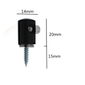 Miniatyrbilde 4 av 5: Sett med 6 lyskroker for lysekrone, kabelfiksering desentralisering elektrisk ledningskrok for lysekrone, taklampe, elektrisk kabel, inngang, S