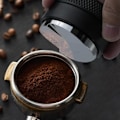 Miniatyrbillede 3 af 5: 51 mm kaffedistributør, 51 mm stamper, 304 rustfrit stål presset klud pulver kaffestamper til espressomaskiner