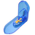 Miniatyrbilde 2 av 5: 4 stk pillekutter med dele pillekutter pille skive utendørs medisin dispenser pille splitter bryter reise liten pille 9.2*4.5*2.5cm blå