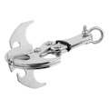 Miniatyrbillede 2 af 5: Folding Gravity Hook Udendørs Foldbar Grappling Hook Klatring Karabinhage