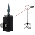 Miniatyrbilde 3 av 5: Sett med 6 lyskroker for lysekrone, kabelfiksering desentralisering elektrisk ledningskrok for lysekrone, taklampe, elektrisk kabel, inngang, S