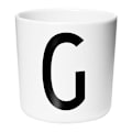 Miniatyrbillede 1 af 3: Bogstavkrus i melamin, G - Design Letters