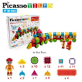 Miniatyrbillede 9 af 10: Picasso-Fliser børsteblokke 103 stykker, tog Multicolor