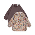 Pikkukuva 1 / 2: Bib with Arm 2-Pack, Toulouse / Sparrow - Konges Sløjd Multicolor