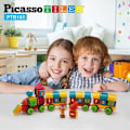 Miniatyrbillede 3 af 10: Picasso-Fliser børsteblokke 103 stykker, tog Multicolor