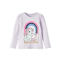 Miniatyrbillede 1 af 3: Name it langærmet top My little Pony, lys lilla, str. 98