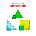 Miniatyrbild 5 av 11: Magna-tiles, Dino World XL- 50 pcs