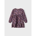 Pikkukuva 2 / 3: Name it pitkähihainen mekko, violetti kukkainen, koko 104