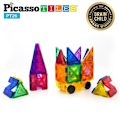 Miniatyrbild 3 av 5: Picasso-Tiles 26 bitar Natur