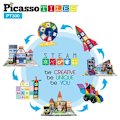 Miniatyrbild 6 av 6: Picasso-Tiles 300 bitar Natur