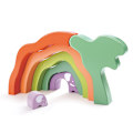 Miniatyrbild 1 av 2: Safari Elephant Stacking Blocks - Hape